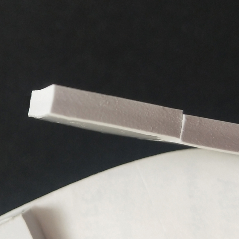 Foglio di silicone conduttivo termico ecologico, dissipatore di calore grigio-bianco con retro singolo, foglio di silicone antiurto e insonorizzato, può essere fustellato